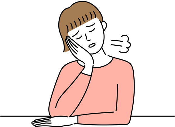 悩みのある女性