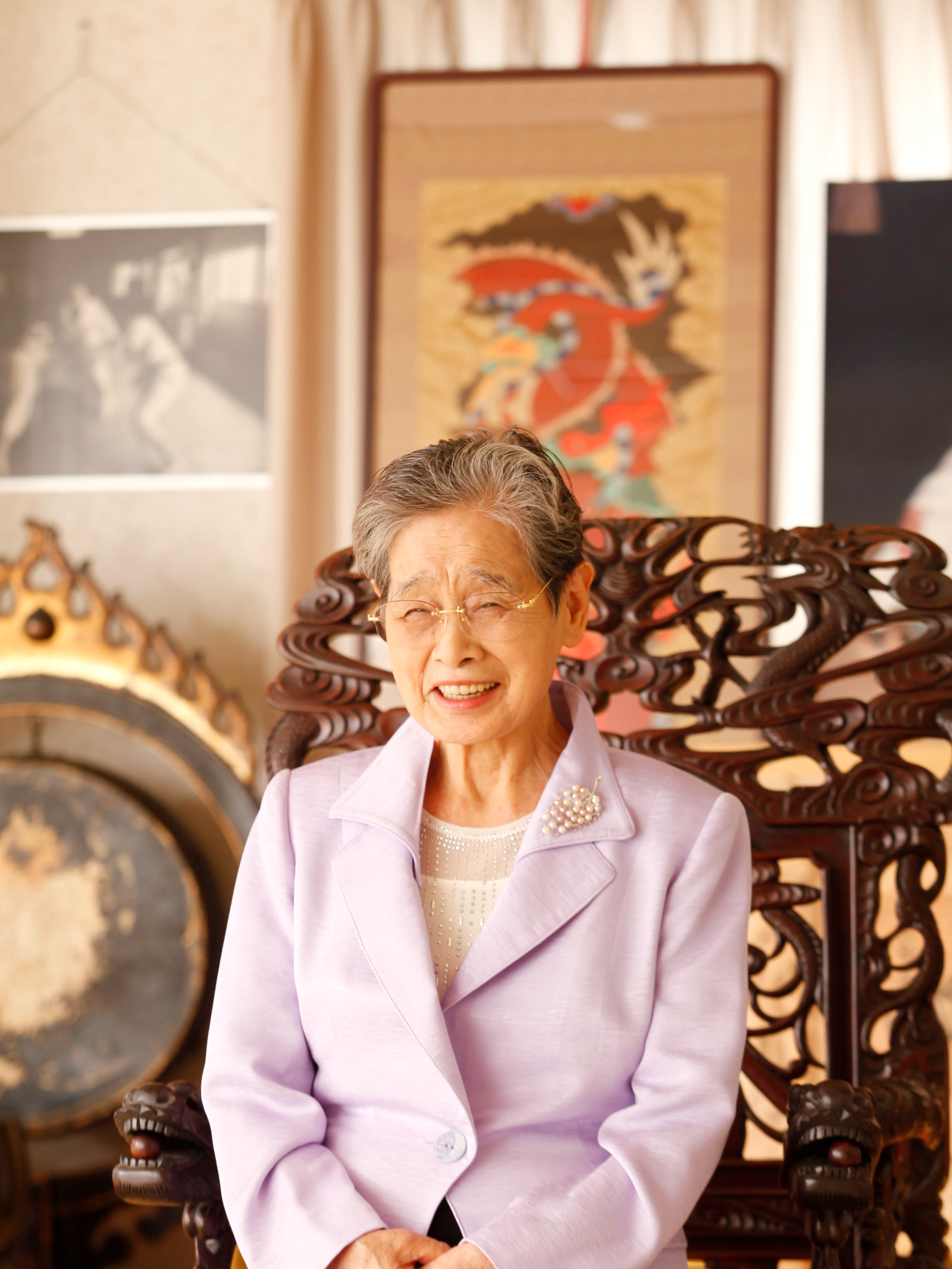 早島妙瑞 第二代学長の写真