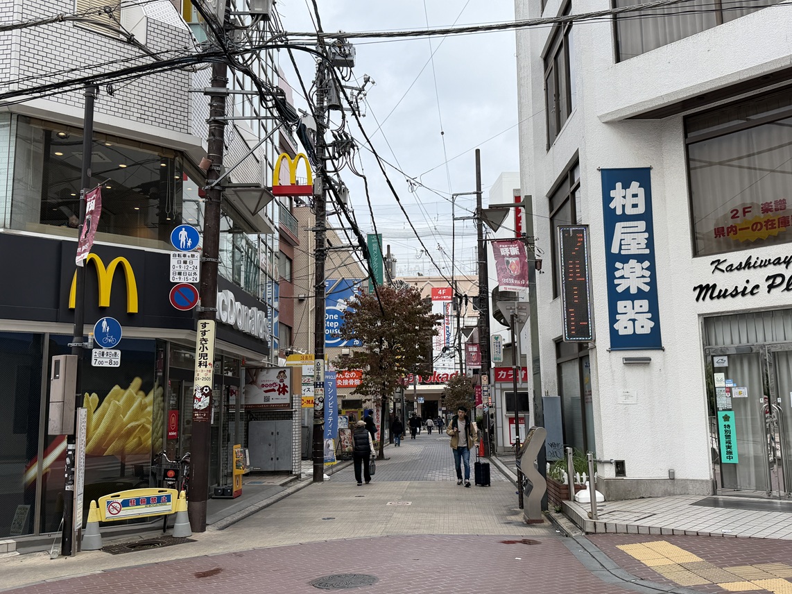 浦和の商店街。