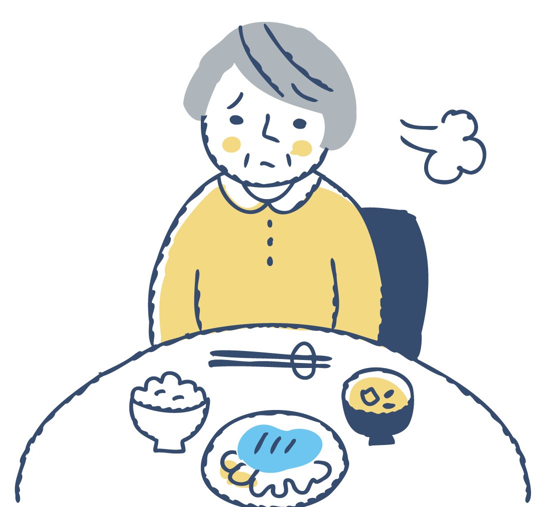 疲れた女性イメージイラスト